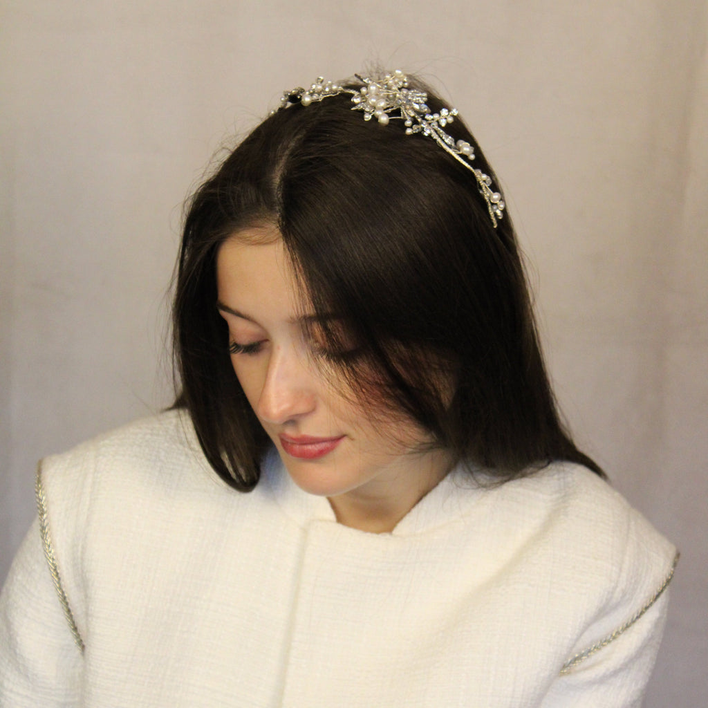 Diamanté & Pearl Headpiece
