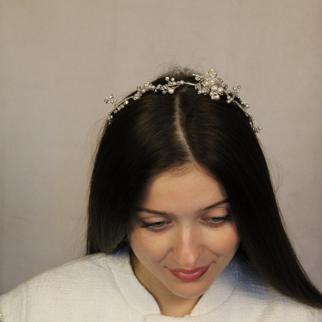 Diamanté & Pearl Headpiece
